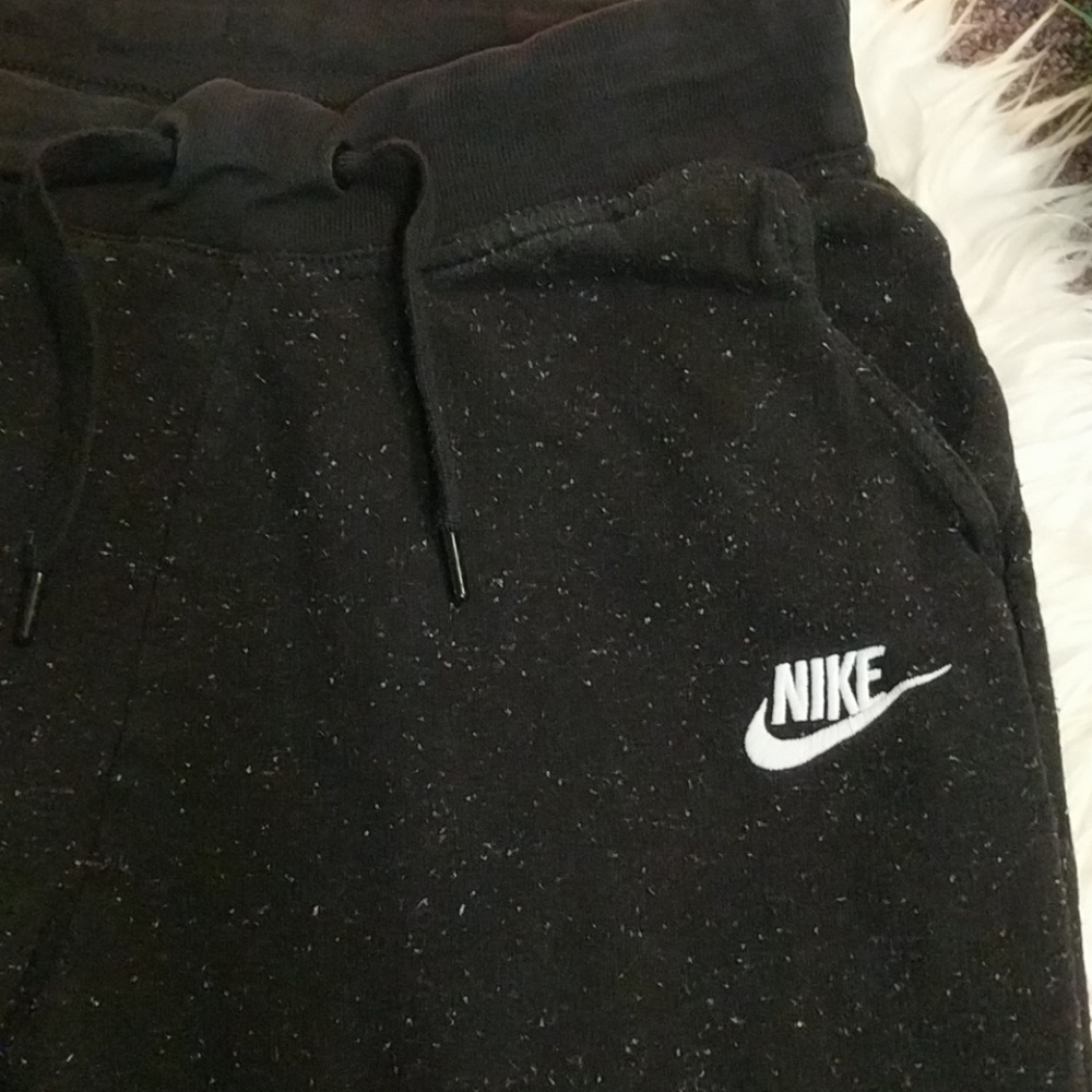 Nike Joggers Speckled Black Sweatpants ! Small !